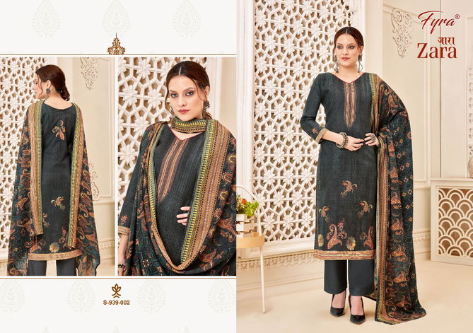 Fyra Zara Pashmina Winter Wear Wholesale Dress Material Collection